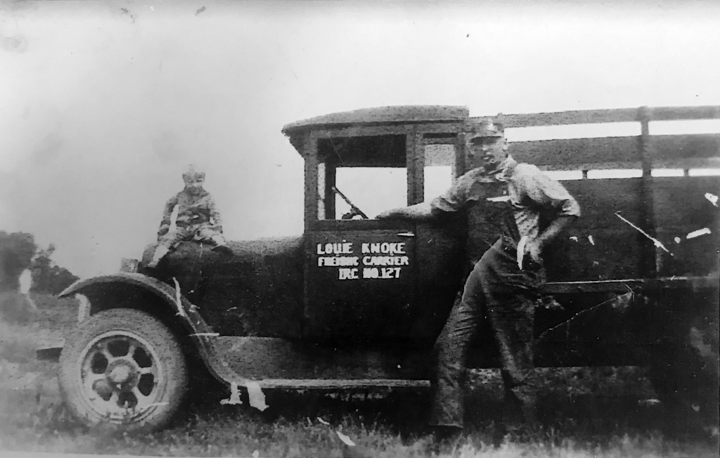 Rapid Service Louie Knoke Freight Carrier 1922